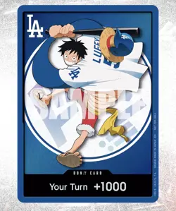 Los Angeles Dodgers One Piece Promo Card 2026 - PREORDER (7/2) Rare (only card) - Image 1