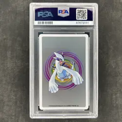 2000 Pokemon Silver Poker Playing Cards Ace Of Diamonds Flaaffy Psa 9 #158 - Image 2