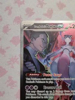 Team Rockets Mewtwo EX Special Illustration Card 231/182 Sv10: Destined Rivals - Image 4