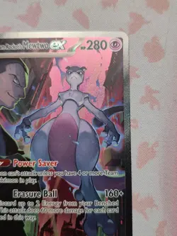 Team Rockets Mewtwo EX Special Illustration Card 231/182 Sv10: Destined Rivals - Image 5