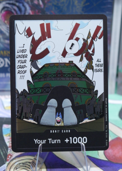 Don!! Card Alt Art One Piece TCG Pillars of Strength OP03 Sanji Zeff Baratie ENG - Image 1
