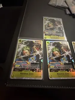 Roronoa Zoro ST29-014 SR ONE PIECE Tcg Card Game NM LOT of 6 - Image 4
