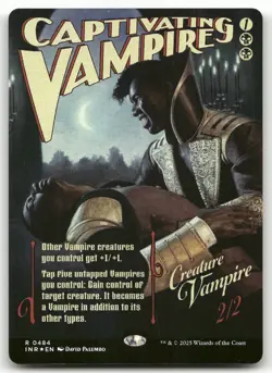 Captivating Vampire (Showcase) #484 (Foil) NM Innistrad Remastered INR Magic MTG - Image 1