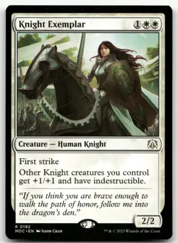 Knight Exemplar #192 (NM) March of the Machine MOC Magic MTG - Image 1
