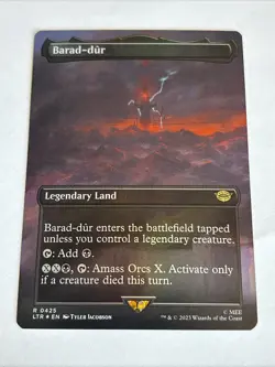 Barad-dur (Borderless) 425 Universes Beyond: The Lord of the Rings MTG Foil NM - Image 1