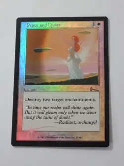 MtG - FOIL - Peace and Quiet - Urza's Legacy - (ULG) - NM - Image 1