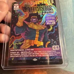 Thanos, The Mad Titan (Borderless) (0400) Marvel Super Heroes Foil - Image 3