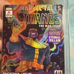 Thanos, The Mad Titan (Borderless) (0400) Marvel Super Heroes Foil - Image 5