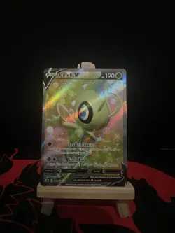 160/198 Celebi V | Rare Ultra Full Art | Pokemon TCG Card SWSH06 Chilling Reign - Image 1