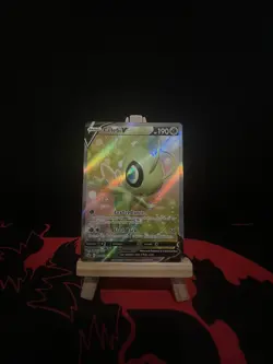 160/198 Celebi V | Rare Ultra Full Art | Pokemon TCG Card SWSH06 Chilling Reign - Image 3