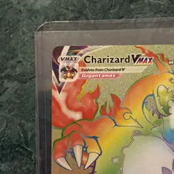 Pokemon TCG Charizard VMAX Champions Path Holo Card 074/073 Secret Rare NM - Image 2