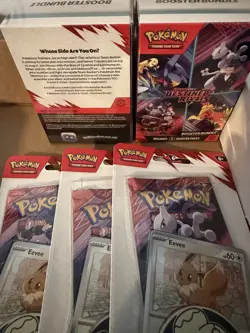 Pokemon TCG SV Destined Rivals Booster Bundle (2) Eevee Promo Coin Blister (3) - Image 2
