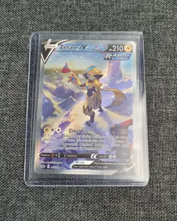 Zeraora V 166/198 Chilling Reign Alt Full Art Rapid Strike Holo Ultra Rare - Image 4
