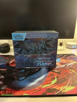 Pokemon TCG Phantasmal Flames Sealed Elite Trainer Box - Image 1