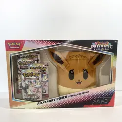 Sealed Prismatic Evolutions Accessory Pouch Special Collection Box - Pokemon - Image 1