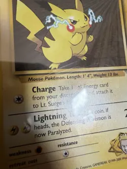 Pokemon Lt. Surge's Pikachu Gym Heroes #81 PSA 10 Gem Mint - Image 3