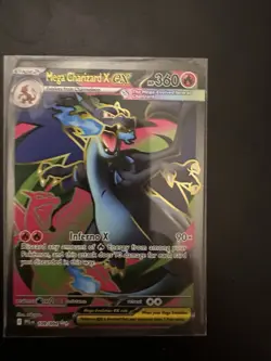 Mega Charizard X ex 109/094 Ultra Rare Phantasmal Flames Holo Near Mint - Image 2