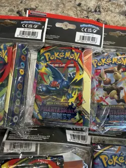 Pokemon TCG Phantasm Flames Mega Evolution Booster Pack/Mini Portfolio (SEALED) - Image 5