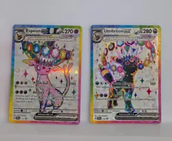 Pokemon TCG Prismatic Evolutions Umbreon Ex & Espeon Ex Promos NM - Image 2