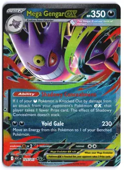 Mega Gengar ex 125/217 ME: Ascended Heroes Holofoil EN Pokemon NM - Image 1