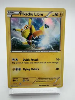 2016 Pokemon Pikachu Libre 30/30 Holo Eng 80HP - Image 1