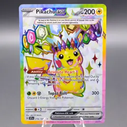 Pikachu ex - 219/191 Ultra Rare SV08: Surging Sparks Pokemon TCG NM - Image 1
