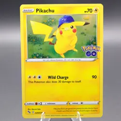 Pikachu (28) 028/078 Holo Rare Pokemon GO Pokemon TCG NM - Image 1