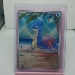 Mistys Lapras Illustration Rare 194/182 Destined Rivals Pokemon TCG NM Full Art - Image 1