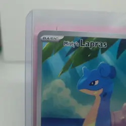 Mistys Lapras Illustration Rare 194/182 Destined Rivals Pokemon TCG NM Full Art - Image 3