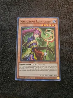 1X NM Magician of Faithfulness - DUNE-EN098 - Super Rare 1st Ed Duelist Nexus - Image 1