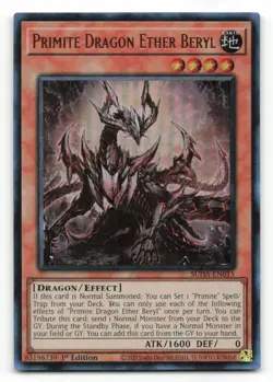 Primite Dragon Ether Beryl (SUDA-EN015, Ultra Rare) NM - Image 1