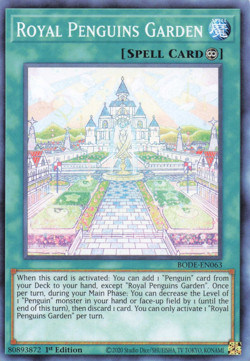 Royal Penguins Garden BODE-EN063 1st Edition - NM - Image 1
