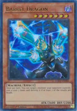 1 x Barrel Dragon - HAC1-EN006 - Ultra Rare - 1st Edition (Duel Terminal) Near M - Image 1