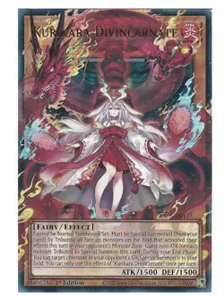 RA05-EN147 Kurikara Divincarnate (Extended Art) - Ultra Rare 1st Edition - Image 1