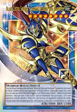 CORI-EN028 Black Luster Soldier - Soldier of Light Starlight Extended Preorder - Image 1