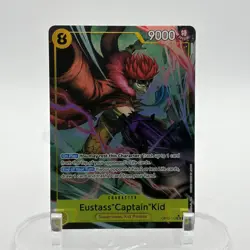 One Piece Eustass Captain Kid OP10-112 SR Parallel Foil - Royal Blood NM ENGLISH - Image 1