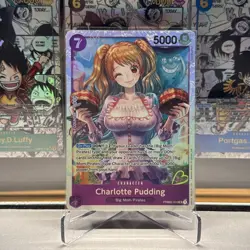 One Piece TCG Charlotte Pudding PRB02-010 SR English - Image 1