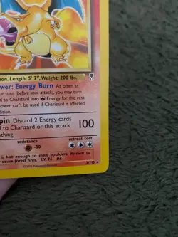 Charizard 3/110 Non-Holo Rare Pokemon Card Legendary Collection (LP) - Image 5