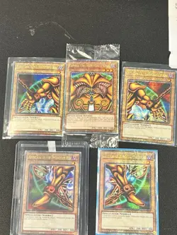 Exodia The Forbidden One Complete 5 Card Quarter Century Rare SET Yugioh TCG NM - Image 1