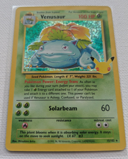 Venusaur - 15/102 - Pokemon Celebrations Classic Collection Holo Rare Card NM - Image 1