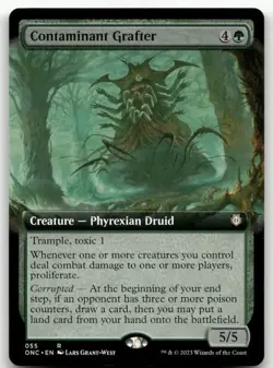 Contaminant Grafter (Extended Art) #55 NM Phyrexia All Will Be One ONC Magic MTG - Image 1