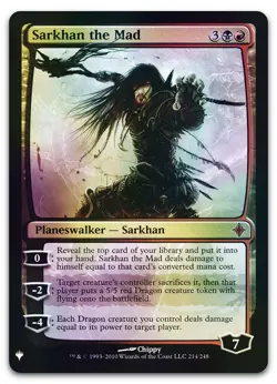 Sarkhan the Mad #214 (Foil) (LP) List Reprints LIST LIST Magic MTG - Image 1
