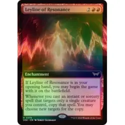 FOIL LEYLINE OF RESONANCE (EXTENDED ART) X4 Duskmourn: House Of Horror DSK MTG - Image 1