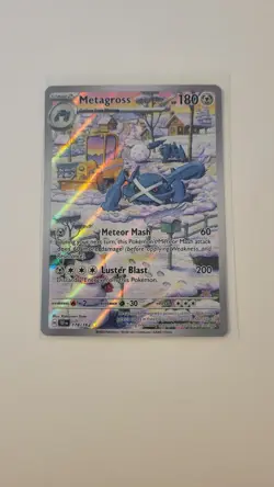 Metagross 178/162 NM Pokemon Temporal Forces Illustration Rare Card Pokemon TCG - Image 1
