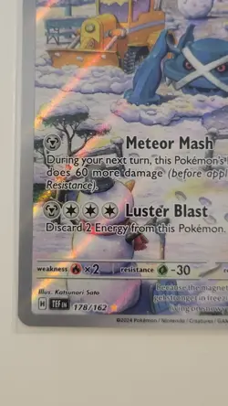 Metagross 178/162 NM Pokemon Temporal Forces Illustration Rare Card Pokemon TCG - Image 5