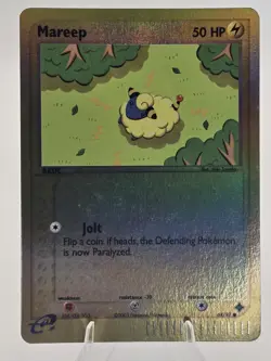 2003 Dragon Pokemon TCG Mareep 64/97 Reverse Holo - Image 4