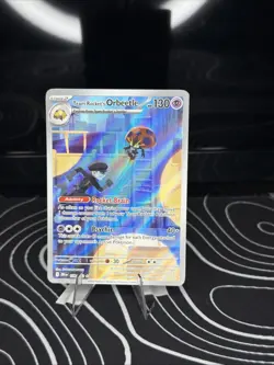 Pokemon Team Rocket's Orbeetle 198/182 Destined Rivals Illustration Rare Holo NM - Image 1