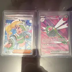 Pokemon TCG Emcee's Hype 220/182 + Yanmega ex 206/162 Holo Full Art Lot 2 - Image 1