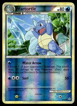 Wartortle Unleashed Reverse Holo 42/95 Pokemon TCG - Image 1