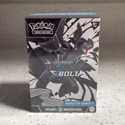 Pokemon TCG Scarlet & Violet Black Bolt Booster Bundle Box 6 Packs Zekrom - Image 1
